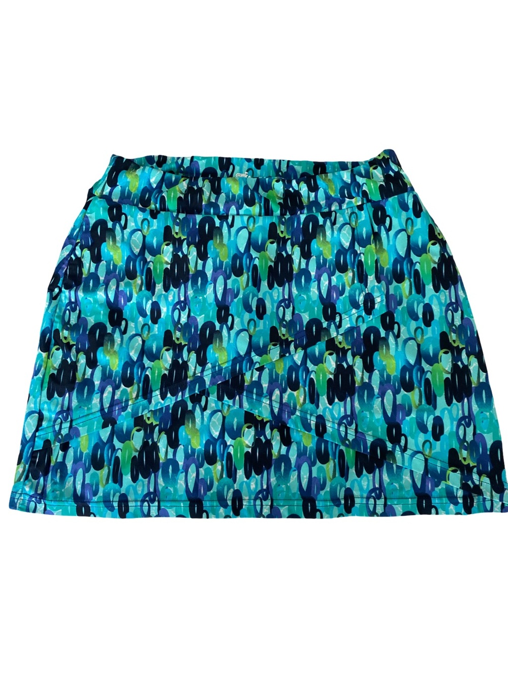 Tzu Tzu Blue Abstract Print Women’s Skort - M